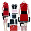 AIUKAKP Anime Cosplay Costume Anime Dress Red Cosplay Ouftits Halloween Women