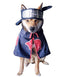 ChoChoCho Anime Cosplay Ninja, Dog Costume & Cat Costume for Halloween, Ninja Cloak for Dogs and Cats, Anime Plush Robe for Dogs Cats Puppies (M/L, Akatsuki)