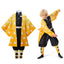 Seaehey Kids Agatsuma Zenitsu Cosplay Kimono Outfit Japanese Suits Halloween Costume,Small