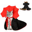 Rypet Cat Vampire Cloak Funny Dog Halloween Costumes Dog Mantle Apparel Pet Clothing Vampire Cape for Cat Puppy Small Dog