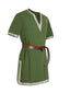 Mens Medieval Knight Tunic Renaissance Mercenary Scottish Costume Warrior LARP Halloween Tops