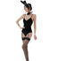 Sexy Bunny Costume for Women - Rabbit Bodysuit Cosplay JK Party (Black)