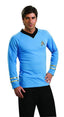 Rubies Men's Classic Star Trek Deluxe Spock Shirt Adult Sized Costumes, Blue, Small US for Themed Parties and Halloween