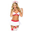 ADOGO Sexy Costume Women Schoolgirl Lingerie Roleplay Lingerie Set Sexy Student Costumes for Valentine's Day(Nurse Costume)