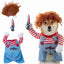 Pet Deadly Doll Chucky Dog Cosplay Funny Halloween Christmas Clothes Party Costume for Small Medium Large Dogs (L: Chest Circumference 27"-35")