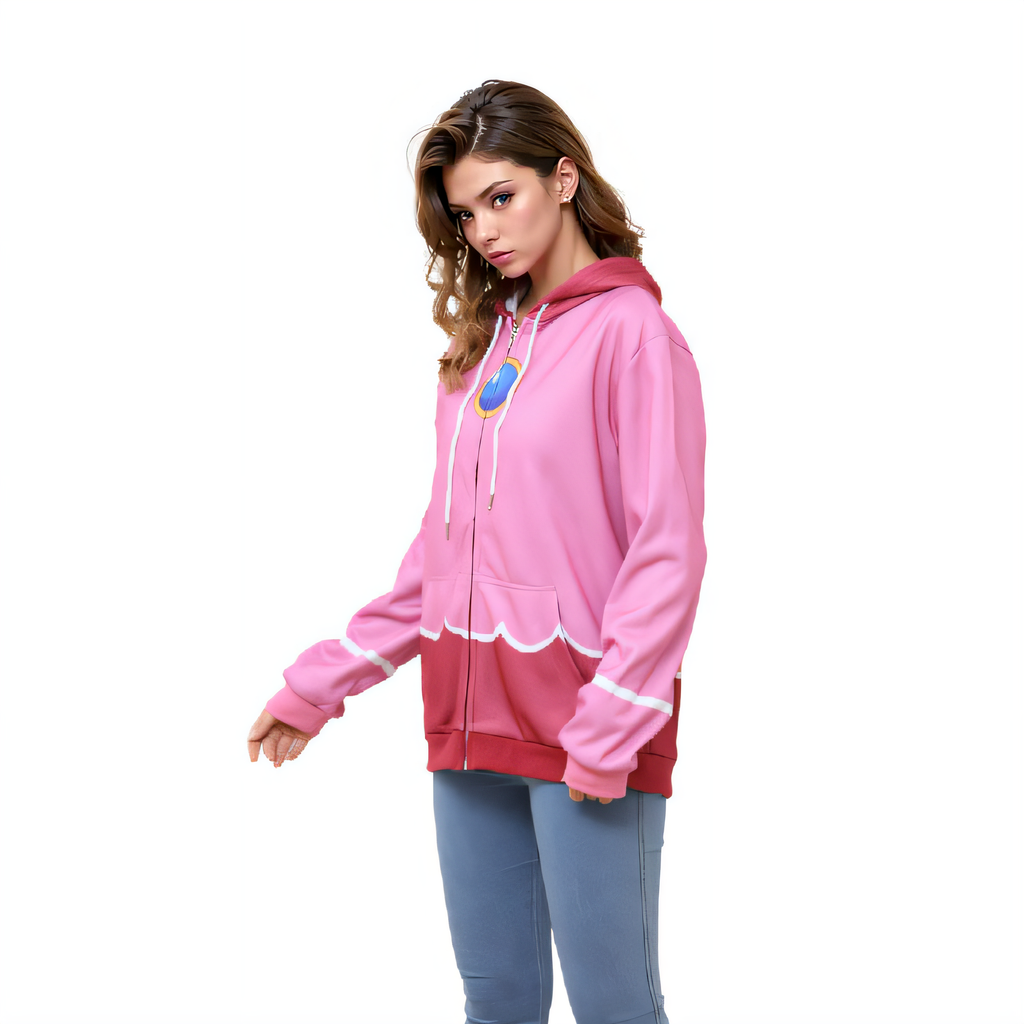 Princess Frozen Elsa Jacket Lightweight Zip up Fall Clothes