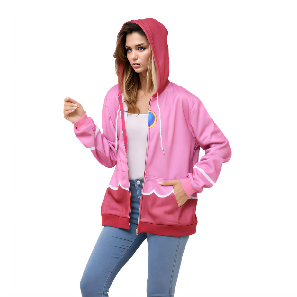 Princess Frozen Elsa Jacket Lightweight Zip up Fall Clothes