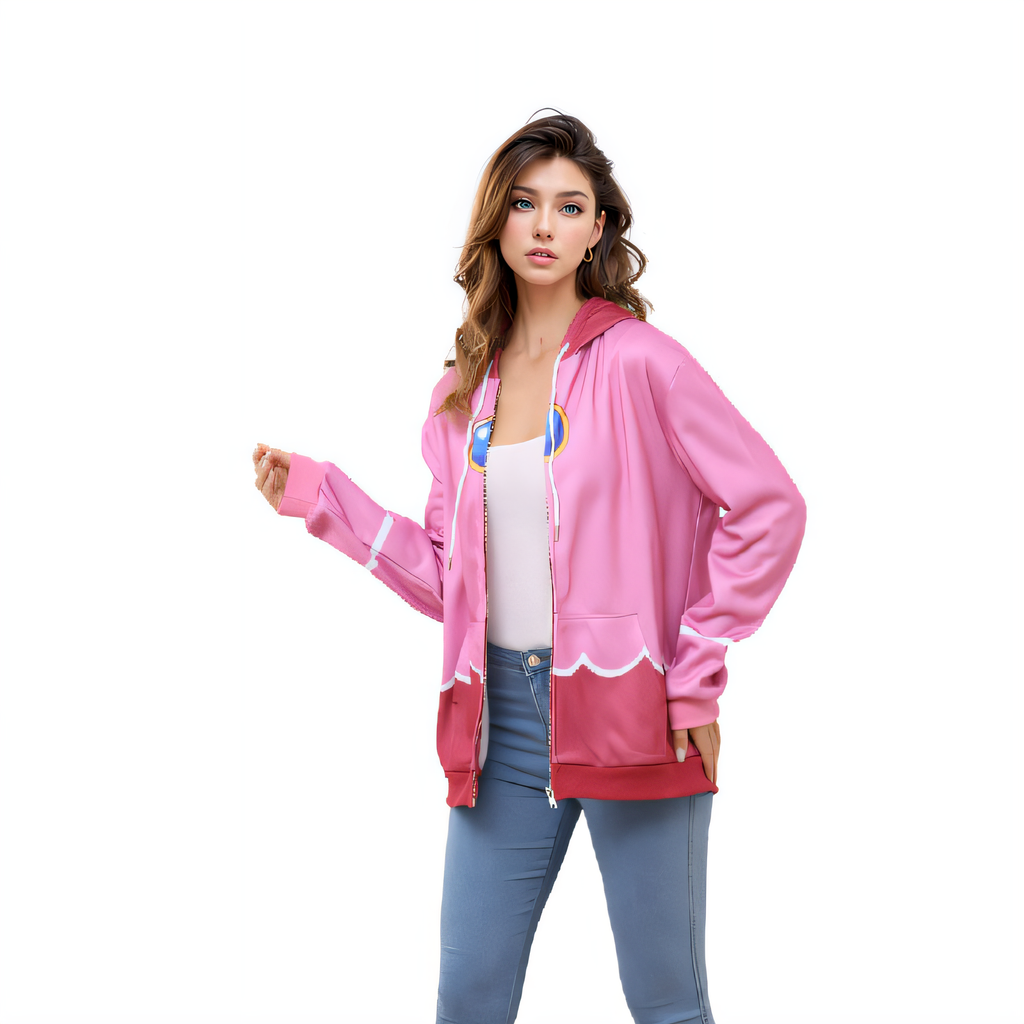 Princess Frozen Elsa Jacket Lightweight Zip up Fall Clothes