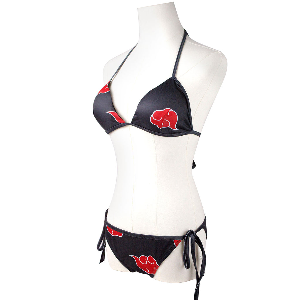 Womens Anime Bikini Swimsuit Cosplay Bathing Suit Japanese Cartoon Swimwear Rave Outfit