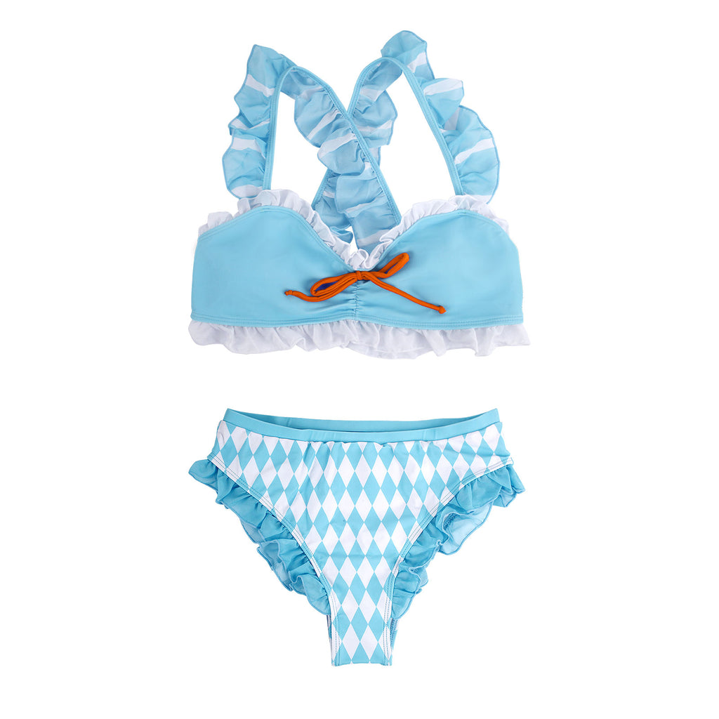 Women One Piece Swimsuit Bathing Swimwear Bodysuit Goth Cute Style