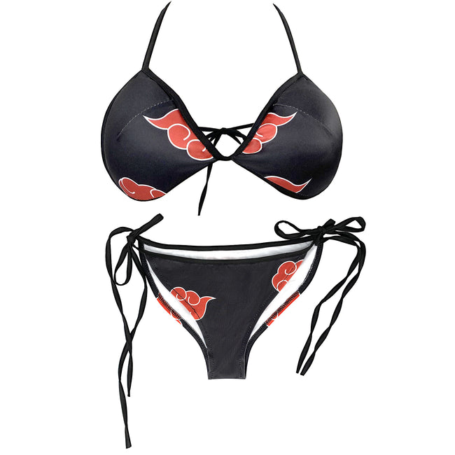 Womens Anime Bikini Swimsuit Cosplay Bathing Suit Japanese Cartoon Swimwear Rave Outfit Main Image