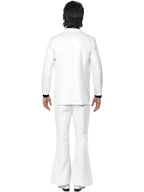 Smiffys Men 1970s Suit Costume, White, M - US Size 38"-40"