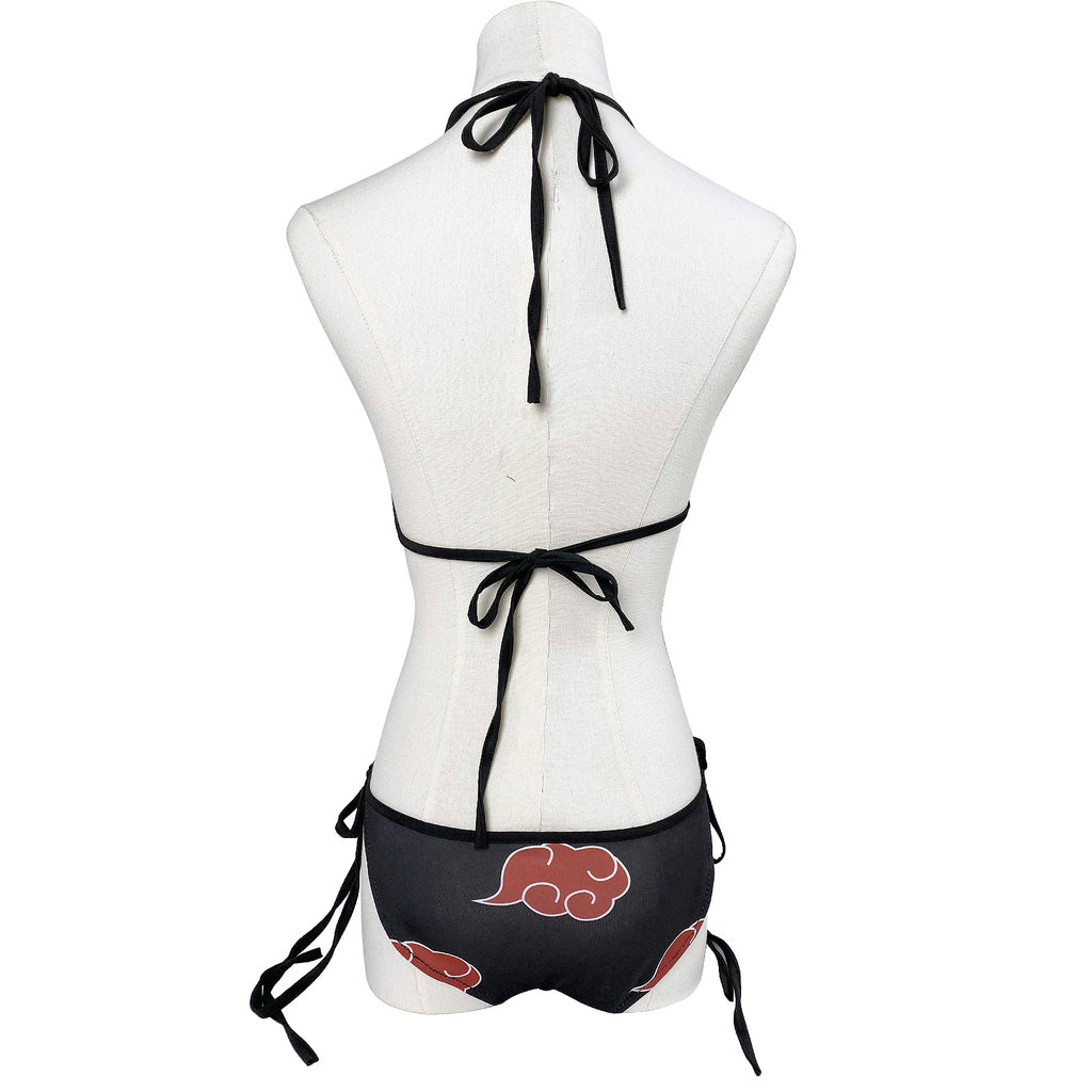 Womens Anime Bikini Swimsuit Cosplay Bathing Suit Japanese Cartoon Swimwear Rave Outfit