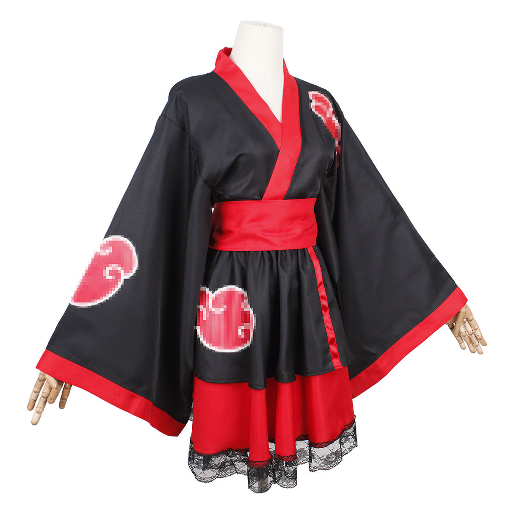 Anime Cosplay  Maid Outfit Dress Japanese Maid Outfit Set Cute Halloween Makeup Cosplay Costume