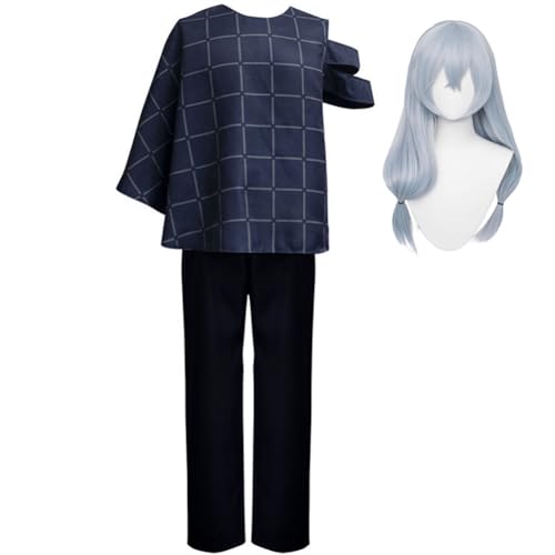 MABAIUDE Mahito Cosplay Costume JJK Cosplay Outfits Mens Uniform Jacket Trousers Full Set Anime Costume for Halloween