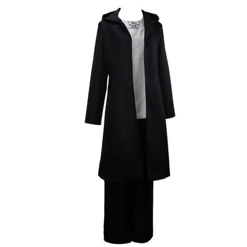 Gegexli Anime Cosplay Costumes Eren Yeager Cosplay Costume Uniforms Halloween Party (L)