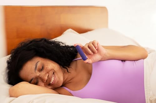 plusOne Bullet Vibrator for Women, Mini Vibrator Made of Body-Safe Silicone, Fully Waterproof, USB Rechargeable, Sex Toy Personal Massager with 10 Vibration Settings, Purple Main Image