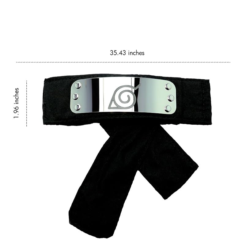ABYstyle Naruto Shippuden Konoha Leaf Village Headband Adult Size Cosplay Anime Manga Accessories Merch Gift