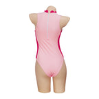 iSHOWcos Princess Cosplay Swimsuit Pink Costume Swimwear Bathing Suit Sexy Jumpsuit Halloween Bodysuit-XL