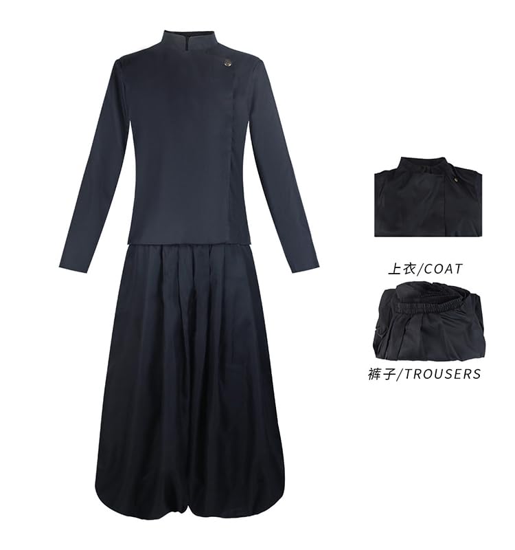 MABAIUDE Geto Suguru Cosplay Costume JJK Cosplay Outfits Mens Uniform Jacket Shirt Pants Full Set Anime Costume for Halloween