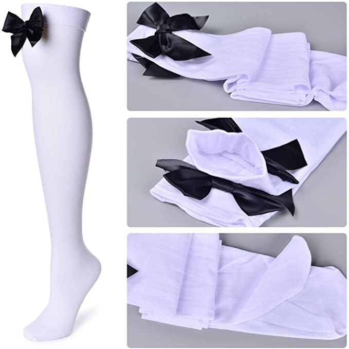 Colorful House Adult Anime Cosplay Outfit Women Blue Maid Costume Apron 4 Pcs Halloween Lolita Maid Dress Set(Medium, Blue)