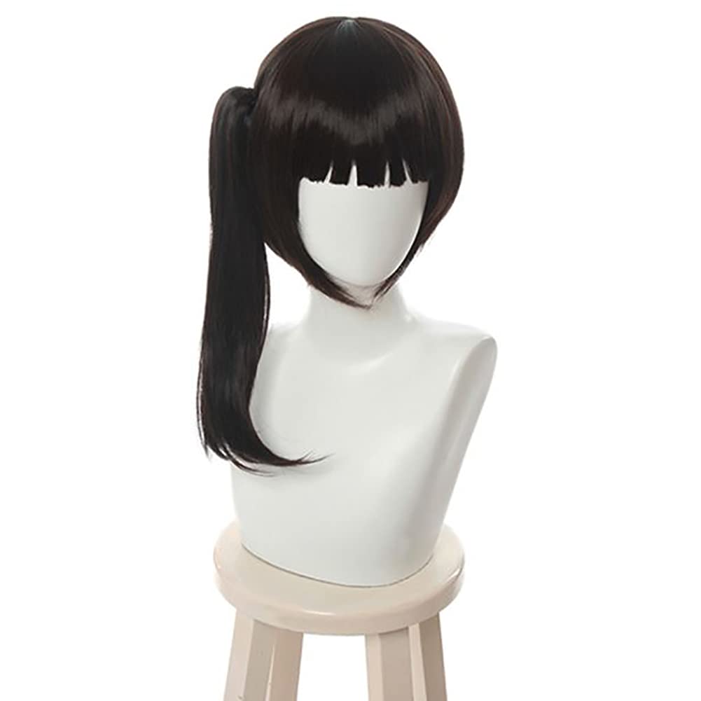 Tkieio Kochou Cosplay Costume Kochou Outfit Cosplay Kimono Outfit Uniform Costume Full Set with Wig(Tsuyuri Kanao(wig),XL)