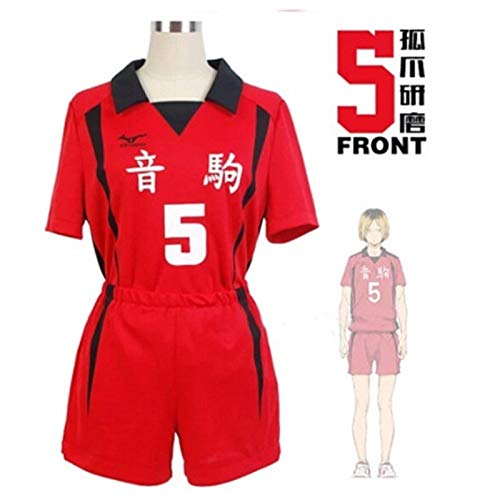 AYJK7 Haikyuu Nekoma High School Kozume Kenma Kuroo Tetsurou Cosplay Costume Volleyball Uniform Jersey