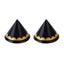 Cone Headwear Hair Clip Hairpin Hair pin Family Merch Halloween Costume Cosplay Prop Accessory Black