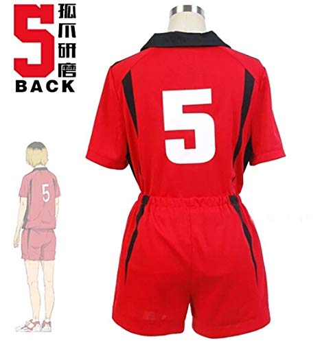 AYJK7 Haikyuu Nekoma High School Kozume Kenma Kuroo Tetsurou Cosplay Costume Volleyball Uniform Jersey