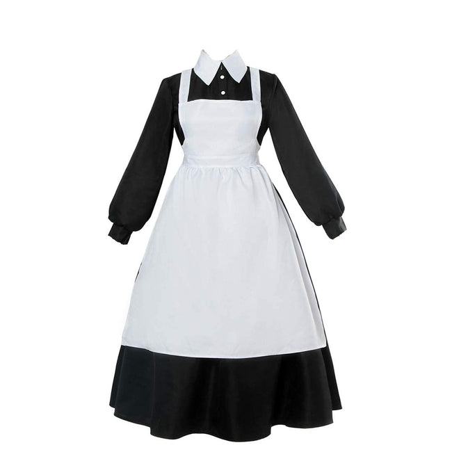 DUNHAO COS Anime Women's The Promised Neverland Isabella Krone Cosplay Maid Dress Costume-XXL Hover Image