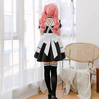 CarolynDesign Japanese Girl Anime Cosplay Costume Maid Ladies French Apron Apparel Set Sailor School JK Clothing