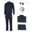 IMDAET Anime Cosplay Costume for Jujutsu Satoru Costume Costume Uniform for Men Halloween Party (With Wig, S)