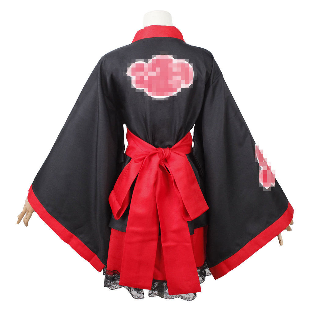 Anime Cosplay  Maid Outfit Dress Japanese Maid Outfit Set Cute Halloween Makeup Cosplay Costume