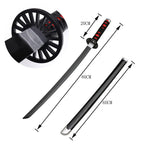 OURUEPY Full Set Men Anime Cosplay Costume For Tanjiro Party Role Costume Kimono Outfit Including Shoes Wig Sword