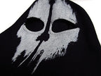 SzBlaZe Unisex Ghost Print Stocking Balaclava Mask Good For War Game Halloween Cosplay (Print 1)