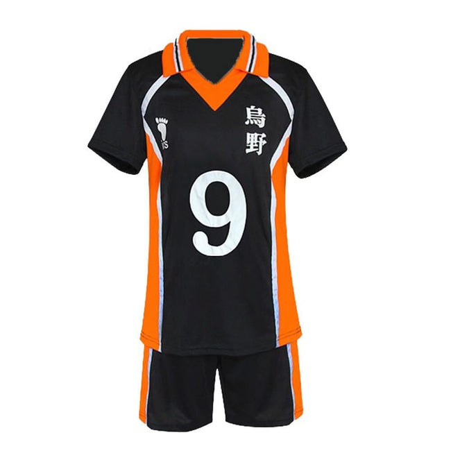 XIAMUSZ Karasuno Cosplay Costume Jersey Halloween Uniform Shorts Shirt (M, Color 6) Hover Image