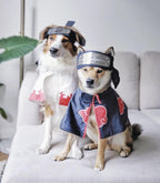 ChoChoCho Anime Cosplay Ninja, Dog Costume, Ninja Cloak for Dogs and Cats, Anime Plush Robe, Halloween Costume & Halloween Outfits for Dogs Cats Puppies