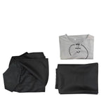 Helltaker Mens Cosplay Costume Black Cloak Shirt Pants Full Set for Halloween Party