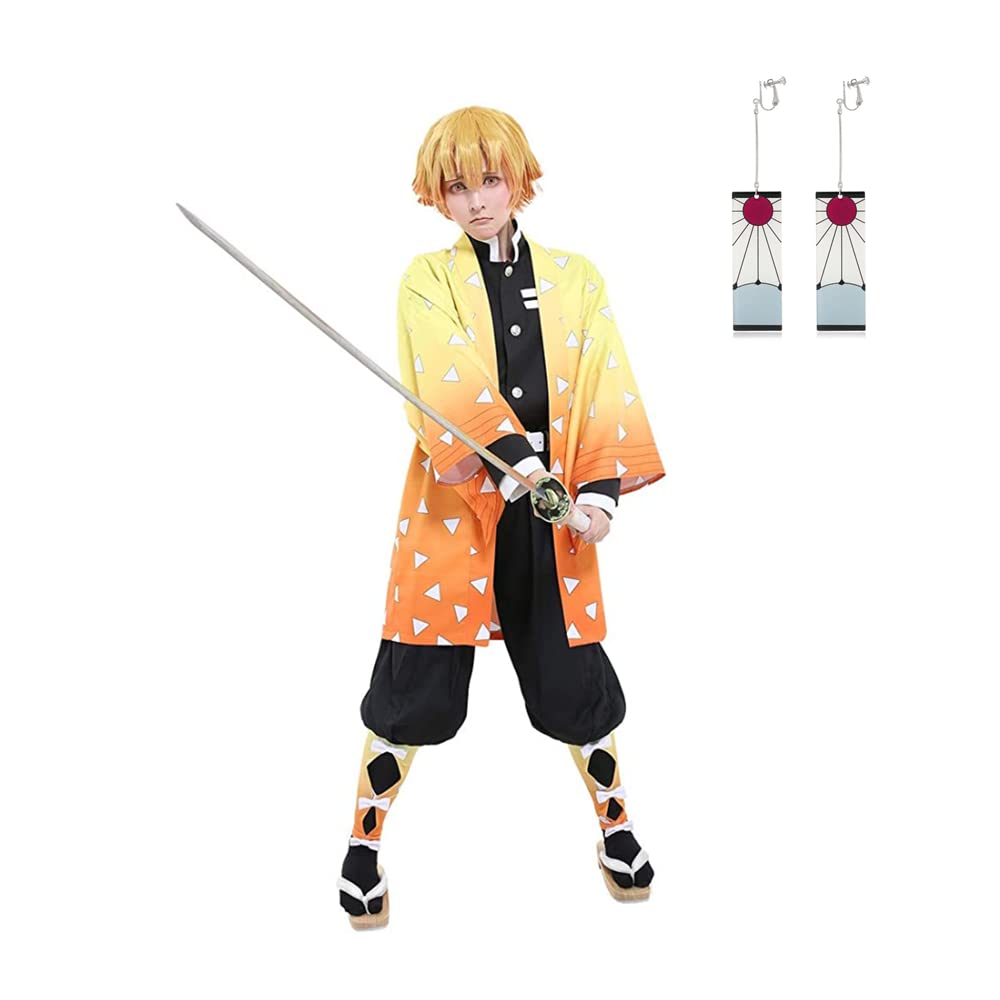 Moalioi Anime Cosplay Costume Kimono Halloween Women Men's Set Accessories