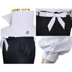 ETEBAS Okkotsu Yuta Costume Cosplay Yuta Uniform Suit Ring Outfit Full Set(XS,Ring)