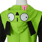 Saniplaycos Green Cosplay Hoodie Costume Zipper Jacket Coat Men's Casual Sweatshirt Hooded Zip Up Pullovers