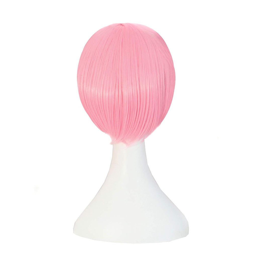 MapofBeauty 35 cm Lolita Sweet and Lovely Straight Anime Cosplay Wig (Pink)