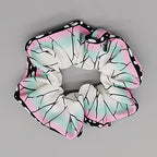4 Pcs Anime Hair Scrunchies Hair Ties for Kids Adults, Elastic Ponytail Holder Bracelet Costumes, Cosplay Hair Accessories