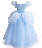 Girls Cinderella Costumes Halloween Princess Dress Up Fancy Birthday Party Ball Gown