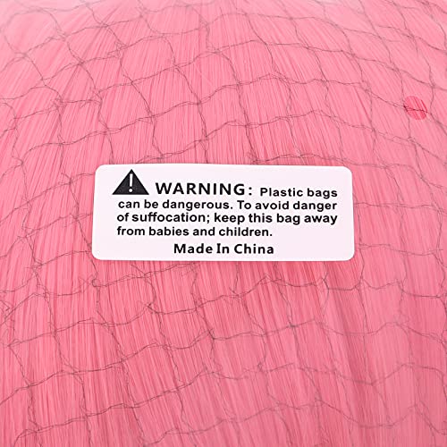 MapofBeauty 28" 70cm Long Curly Hair Ends Costume Cosplay Wig (Pink)