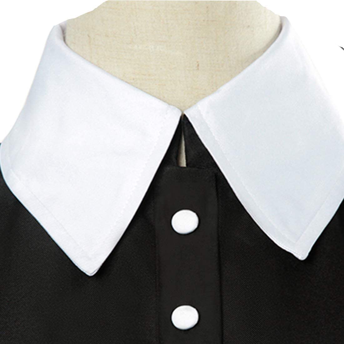 DUNHAO COS Anime Women's The Promised Neverland Isabella Krone Cosplay Maid Dress Costume-XXL