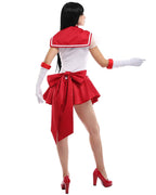 Coskidz Women's Hino Rei Sailor Mars Cosplay Costume SuperS Version (multicolored, Small)