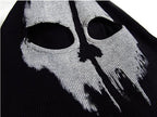 SzBlaZe Unisex Ghost Print Stocking Balaclava Mask Good For War Game Halloween Cosplay (Print 1)