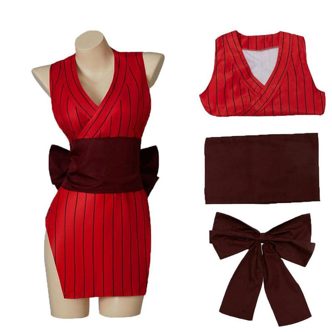 MyheroCos Uzui Tengen Wife Cosplay Outfit Women's Makio Cosplay Kimono Dress Suit-S Hover Image