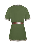 Mens Medieval Knight Tunic Renaissance Mercenary Scottish Costume Warrior LARP Halloween Tops